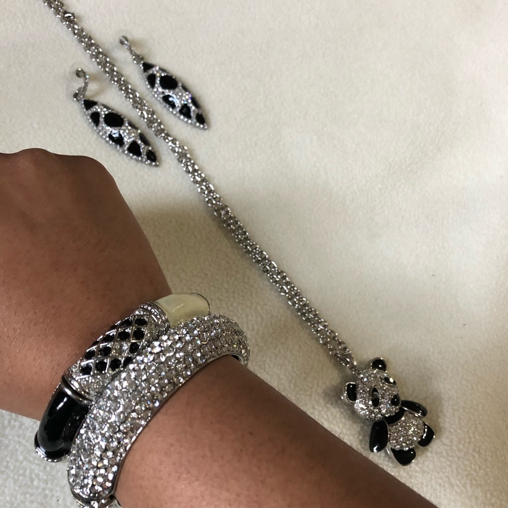 Crystal Rhinestone dangle jewelry - Picture 6 of 7
